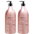 Kit 2 Frascos Shampoo Importado Apogee Serie Members Mark 1L Hidratação e Cuidado Profissional