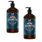 Kit 2 Frascos Shampoo Masculino 3 em 1 Members Mark 1L Cada Cabelo Corpo e Barba Kit 2 Frascos Shampoo Masculino 3 em 1 Members Mark 1L Cada Cabelo Corpo e Barba