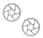 Kit 2 Freio a Disco Rotor 160/160mm Bicicleta Aro 20,24,26,27,5,29 Mtb X-time