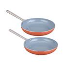 Kit 2 Frigideira De Indução Berlim De Cerâmica Antiaderente 24cm