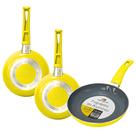 Kit 2 Frigideira De Ovo Hambúrguer Cerâmica Antiaderente 14cm