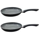 Kit 2 Frigideiras Indução Revestida Cerâmico Antiaderente Fratelli 26cm + 28cm