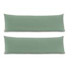 Kit 2 fronha body pillow - 40 x 130 - diversas cores - bom sono