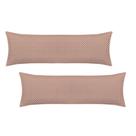 Kit 2 fronha body pillow - 40 x 130 - slim lotus - bom sono