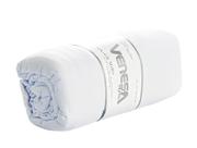 Kit 2 Fronhas + 1 Lençol de Malha Casal 20 cm de altura Venesa