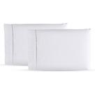 Kit 2 Fronhas Avulsas 50cm x 70cm Percal 400 Fios Ponto Palito