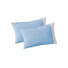 Kit 2 Fronhas de Berço 30cm x 40cm Avulsa Malha 100% Algodão Azul Arrumadinho Enxovais