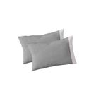 Kit 2 Fronhas de Berço 30cm x 40cm Avulsa Malha 100% Algodão Cinza Arrumadinho Enxovais