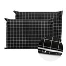 Kit 2 Fronhas Par 90x50 Ziper Percal 180 Fios Estampada Decorativa Coleção 2025