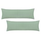 Kit 2 Fronhas Para Travesseiro de Corpo Body Pillow Toque Acetinado 40cm x 130cm Altenburg Slim