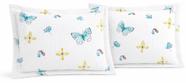 Kit 2 Fronhas Piquet 50x70 Com 3 Abas Estilo Hotel Borboleta