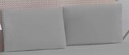Kit 2 fronhas ponto palito algodão para travesseiro branco