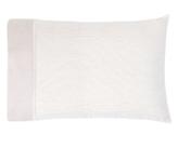 Kit 2 Fronhas Riviera 50 x 70cm Listras Linho Cor Trigo