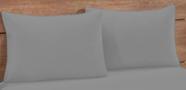 Kit 2 Fronhas Simples C/ Zíper 70x50 Percal 180 Fios