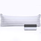 Kit 2 Fronhas Travesseiro De Corpo Percal 300 Fios 100% Algodão 50x130cm - BF Colchões