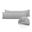 Kit 2 Fronhas Xuxão Par 1,30x40 Ziper Percal 180 Fios Estampada Travesseiro de Corpo Decorativa Cole