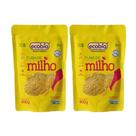 Kit 2 Fubá De Milho Farinha De Milho Orgânico Vegano Ecobio 400g