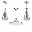 Kit 2 Funil Gourmet e 1 Chapeu Chines Escovado