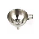 KIT 2 Funil Inox 15cm com Peneira Removível