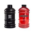 Kit 2 Galão Água Academia Garrafa Treino 2,2 Litros Darkness Integralmedica Kit 2 Galão Água Academia Garrafa Treino 2,2 Litros Darkness Integralmedica