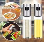 Kit 2 Galheteiro Spray De Azeite Vinagre Borrifador Vidro