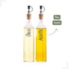 Kit 2 Galheteiros de Vidro 500ml Bico Dosador Cortiça Vinagre Azeite Óleo Kit 2 Galheteiros de Vidro 500ml Bico Dosador Cortiça Vinagre Azeite Óleo