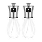 Kit 2 Galheteiros Spray de Vidro 200ml Azeite Vinagre Água Óleo Borrifador Pulverizador Cozinha Restaurante Self Servicen Buffet Mesa Posta