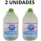 Kit 2 Galões Agua Destilada 5 Litros Para Umidificador Aromatizador Cpap e Bipap