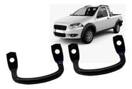 Kit 2 Gancho Lateral Caçamba Traseira Pick Up Strada 1996 a 2022 Kit 2 Gancho Lateral Caçamba Traseira Pick Up Strada 1996 a 2022