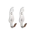 Kit 2 Ganchos Decorativo De Parede Pendurador Bolsa G.C FS