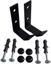 Kit 2 Ganchos suporte universal Bolsa Mochila Multiuso Em Aço - Ferro