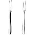 Kit 2 Garfos Trinchante Para Churrasco 24cm Grande de Cortar Carne Cozinha Inox Taumer Kit 2 Garfos Trinchante Para Churrasco 24cm Grande de Cortar Carne Cozinha Inox Taumer