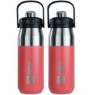 Kit 2 Garrafa Térmica 750ml Ntk Tampa Inteligente Bebida Fria 24hs