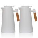 Kit 2 Garrafa Térmica Café Display Digital Isolada A Vácuo