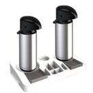 Kit 2 Garrafa Térmica Verona 1,8 L Inox + 1 Bandeja Organizadora Servire 2