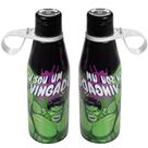 Kit 2 Garrafas abre fácil do Hulk Infantil 530ml Original Kit 2 Garrafas abre fácil do Hulk Infantil 530ml Original