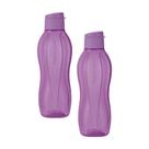 Kit 2 Garrafas de Água Tupperware Eco Tupper Amora 1L Kit 2 Garrafas de Água Tupperware Eco Tupper Amora 1L