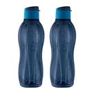 Kit 2 Garrafas de Água Tupperware Eco Tupper Azul 1L