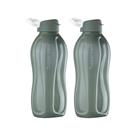 Kit 2 Garrafas de Água Tupperware Eco Tupper Cinza 2L