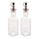 Kit 2 Garrafas Para Azeite De Vidro Com Tampa Lyor 200ml