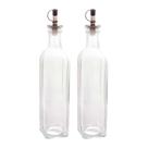 Kit 2 Garrafas para Azeite de Vidro com Tampa Lyor 510ml