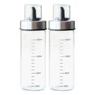 Kit 2 Garrafas para Azeite Vinagre com Dosador Medidor Galheteiro 540ml Em Casa Tem Kit 2 Garrafas para Azeite Vinagre com Dosador Medidor Galheteiro 540ml Em Casa Tem