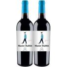 Kit 2 Garrafas Vinho Tinto Master Rabbit Syrah 750ml