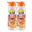 Kit 2 Garrafinhas De Agua Squeeze infantil 750ml Esporte Escritório Escola Personalizado Diversos -