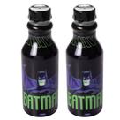 Kit 2 Garrafinhas Infantil Super-herói Batman Tampa de Rosca 500ml Plasútil
