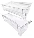 Kit 2 Gavetas Freezer Refrigerador Brastemp Bre85 Bro85 Brh86 Brh85