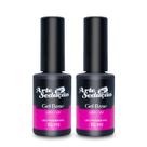 Kit 2 Gel Base Transparente Unha de Gel 10ml Arte Sedução