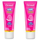 Kit 2 Gel Dental Carmed Fini Beijos 70g Fini Fluor