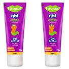 Kit 2 Gel Dental Carmed Fini Minhocas 70g Com Fluor