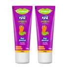 Kit 2 Gel Dental Carmed Fini Minhocas Azedinhas com Flúor 70g